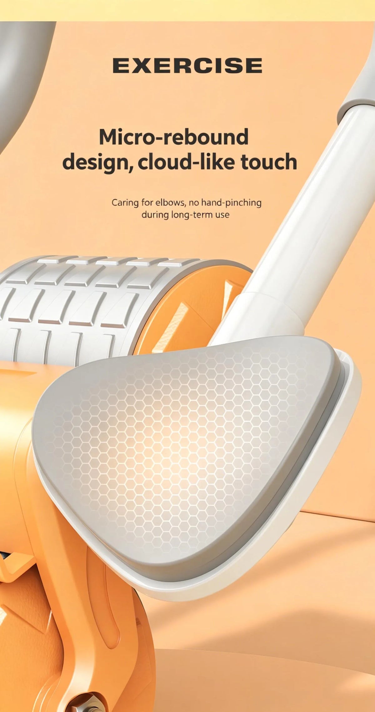 New Ab Roller Wheel with Knee Mat & Timer Automatic with Elbow Support