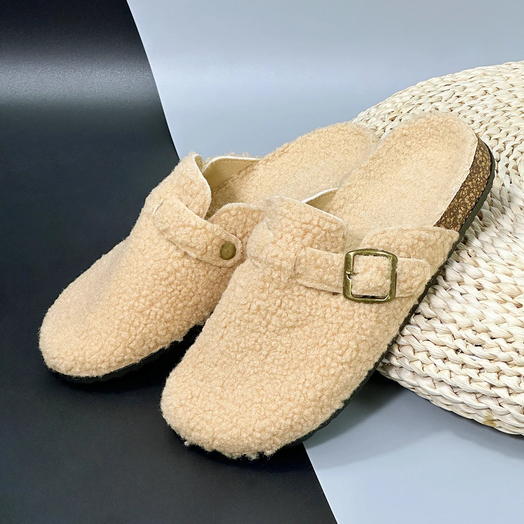 Fall/ Winter Women Plush Casual Sandals