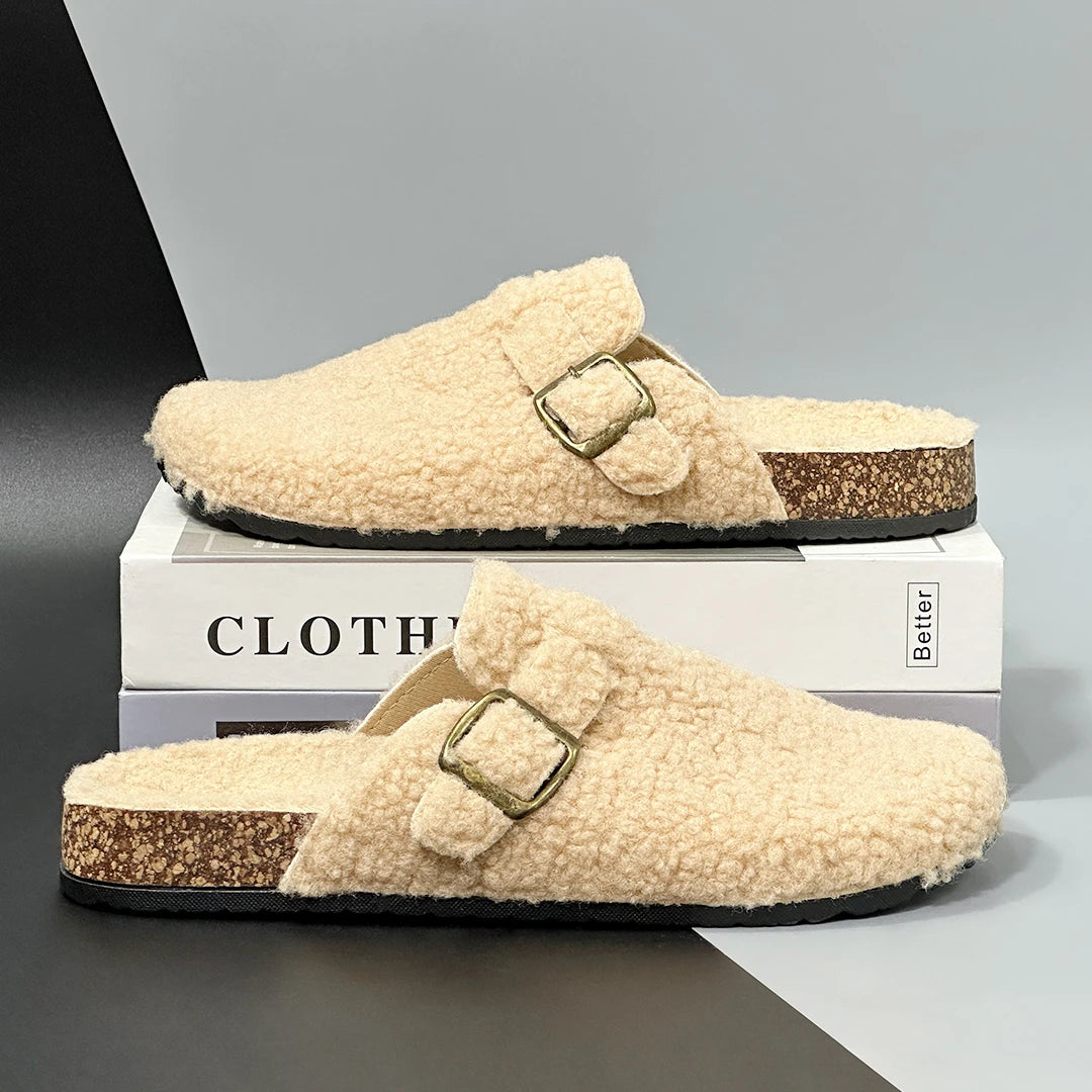 Fall/ Winter Women Plush Casual Sandals