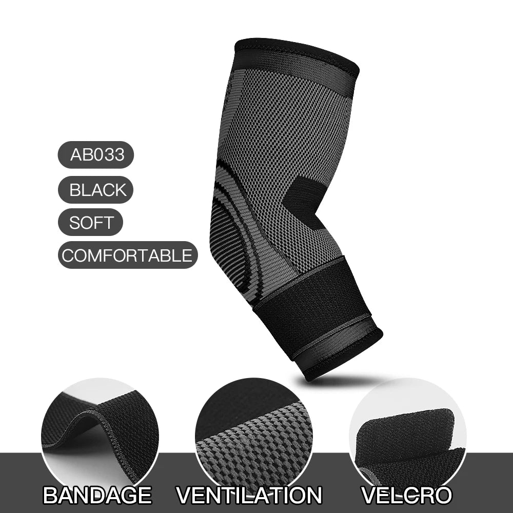 Nylon Protective 1 PC Elbow Support Gym Fitness