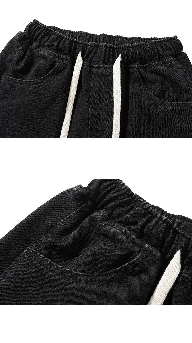 American Style Distressed Casual Denim