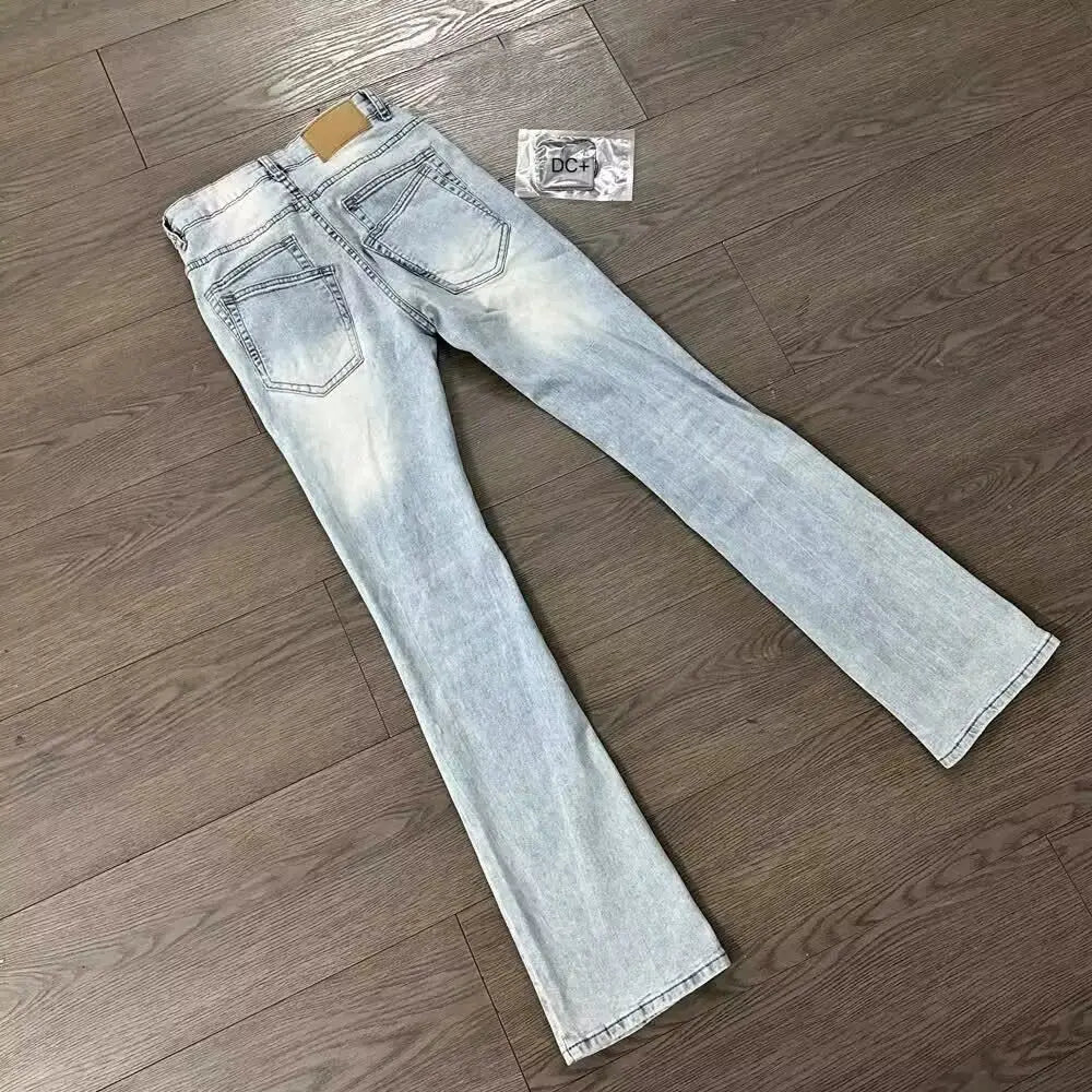 Luxury Washed Light Blue Jeans