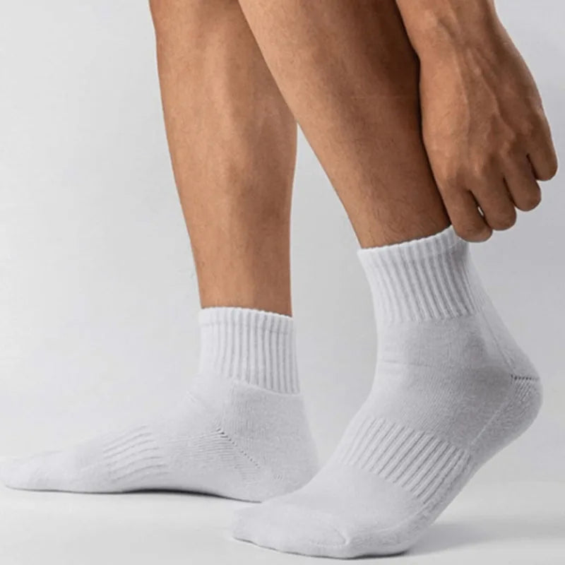 5/10/20 Pairs Neutral Solid Color Socks
