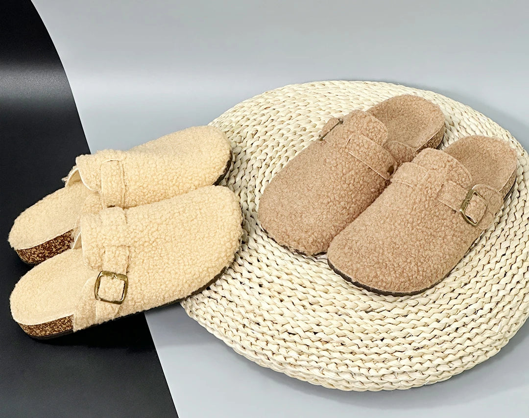 Fall/ Winter Women Plush Casual Sandals