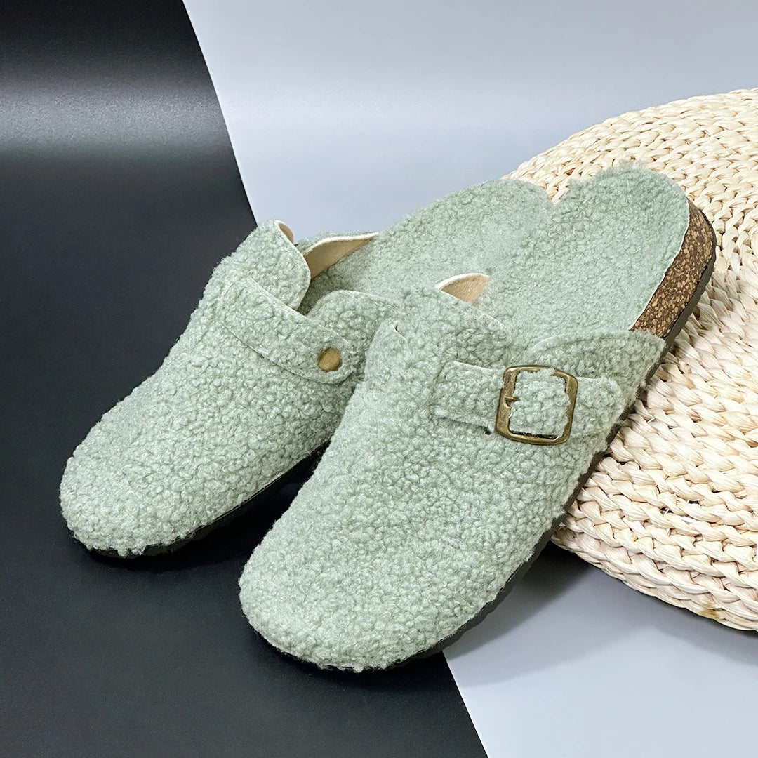 Fall/ Winter Women Plush Casual Sandals