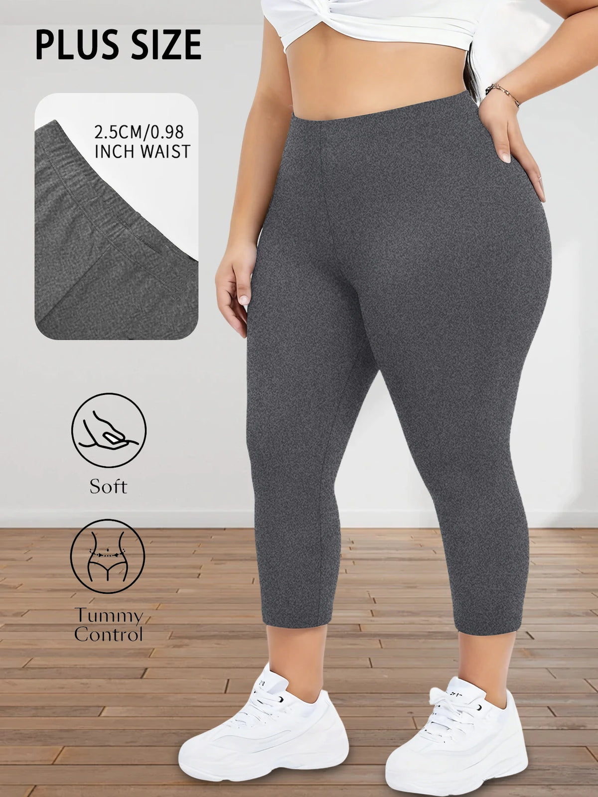 Plus Size Capri Tights