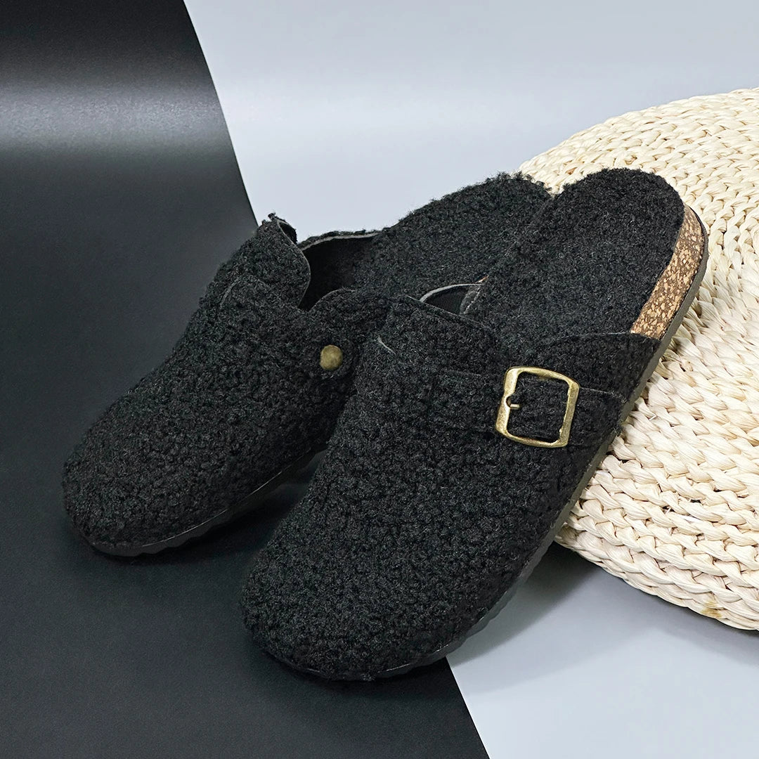Fall/ Winter Women Plush Casual Sandals