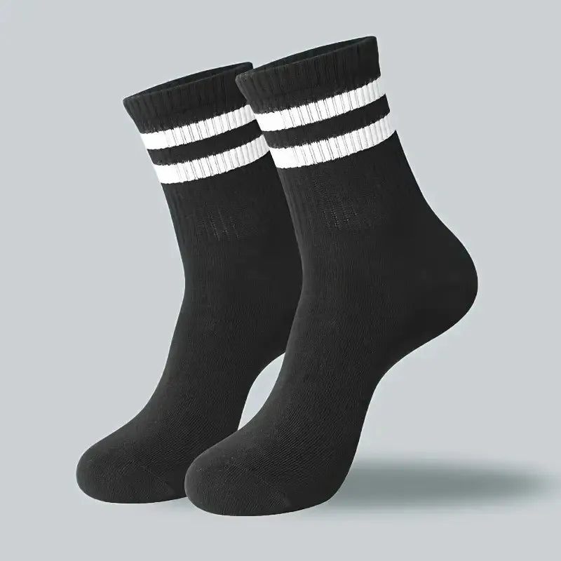 5/10/20 Pairs Neutral Solid Color Socks