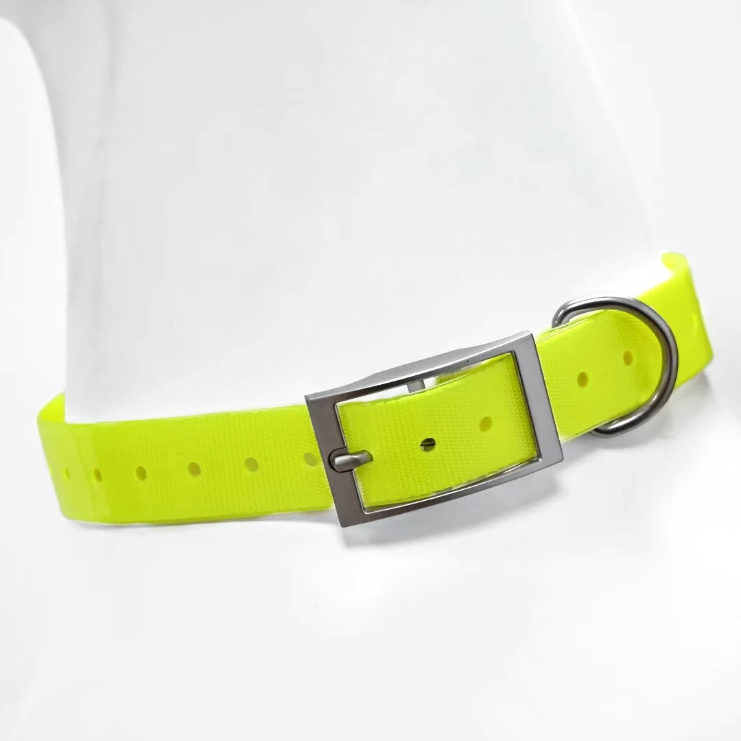2.5cm Wide Heavy Duty TPU Dog Collar