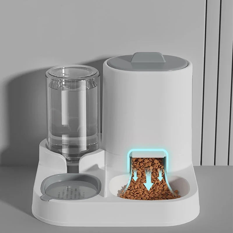 Cat/Dog Two-in-one Large-Capacity Feeding and Drinking Water Bowl