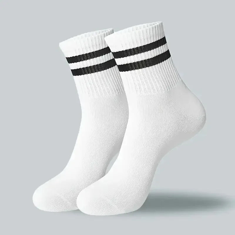 5/10/20 Pairs Neutral Solid Color Socks