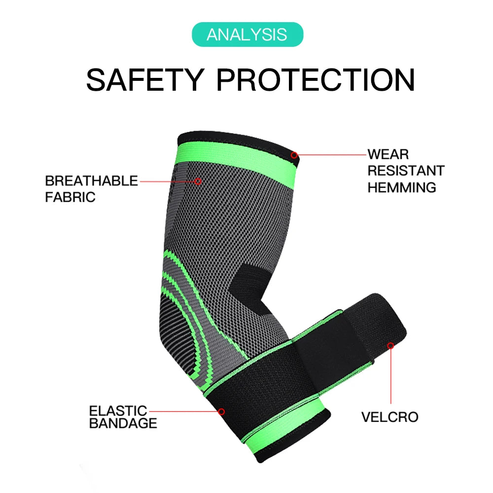 Nylon Protective 1 PC Elbow Support Gym Fitness