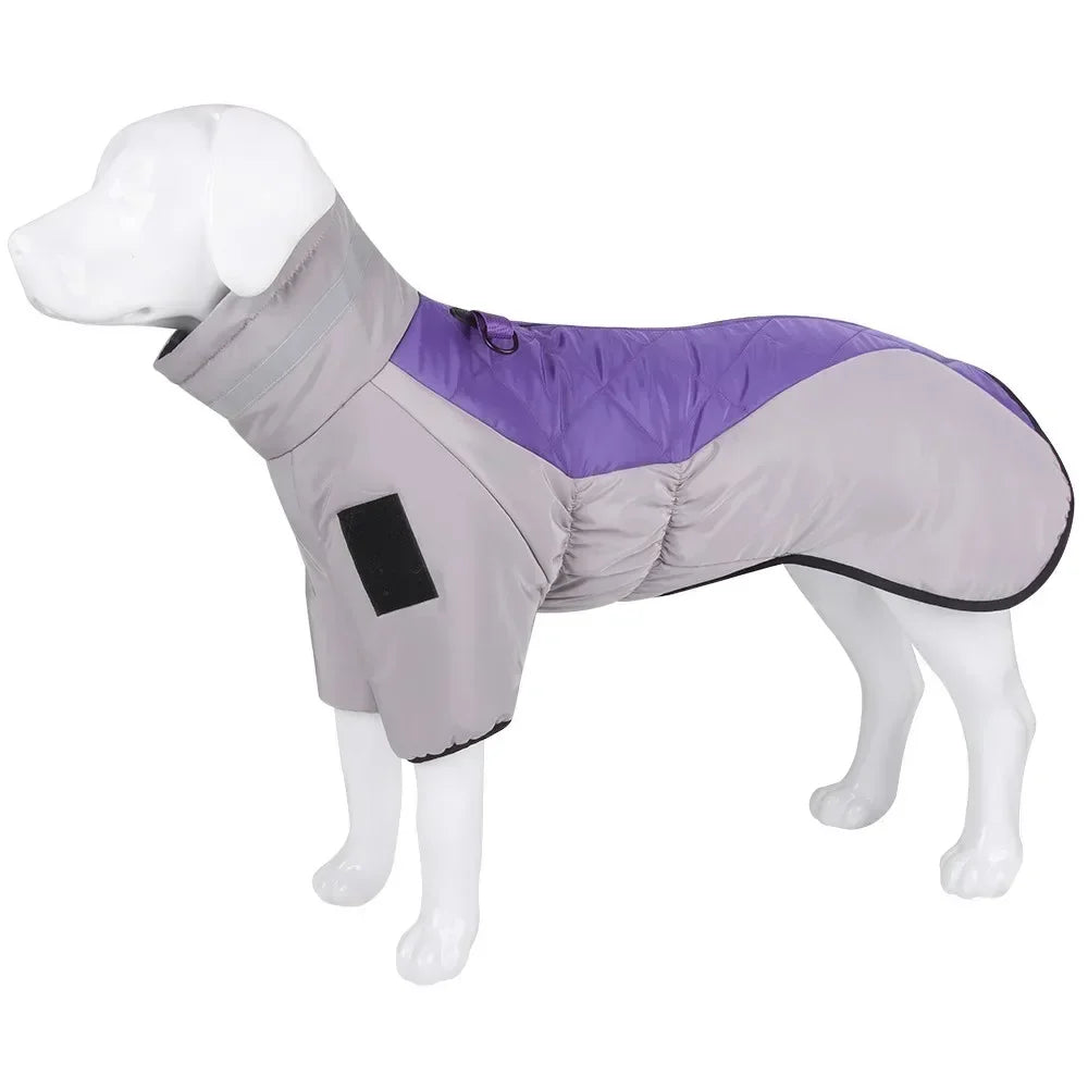 Reflective High Collar Warm Large Dog Coats