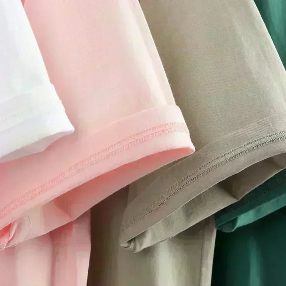 Streetwear Oversized Round Neck T Shirts