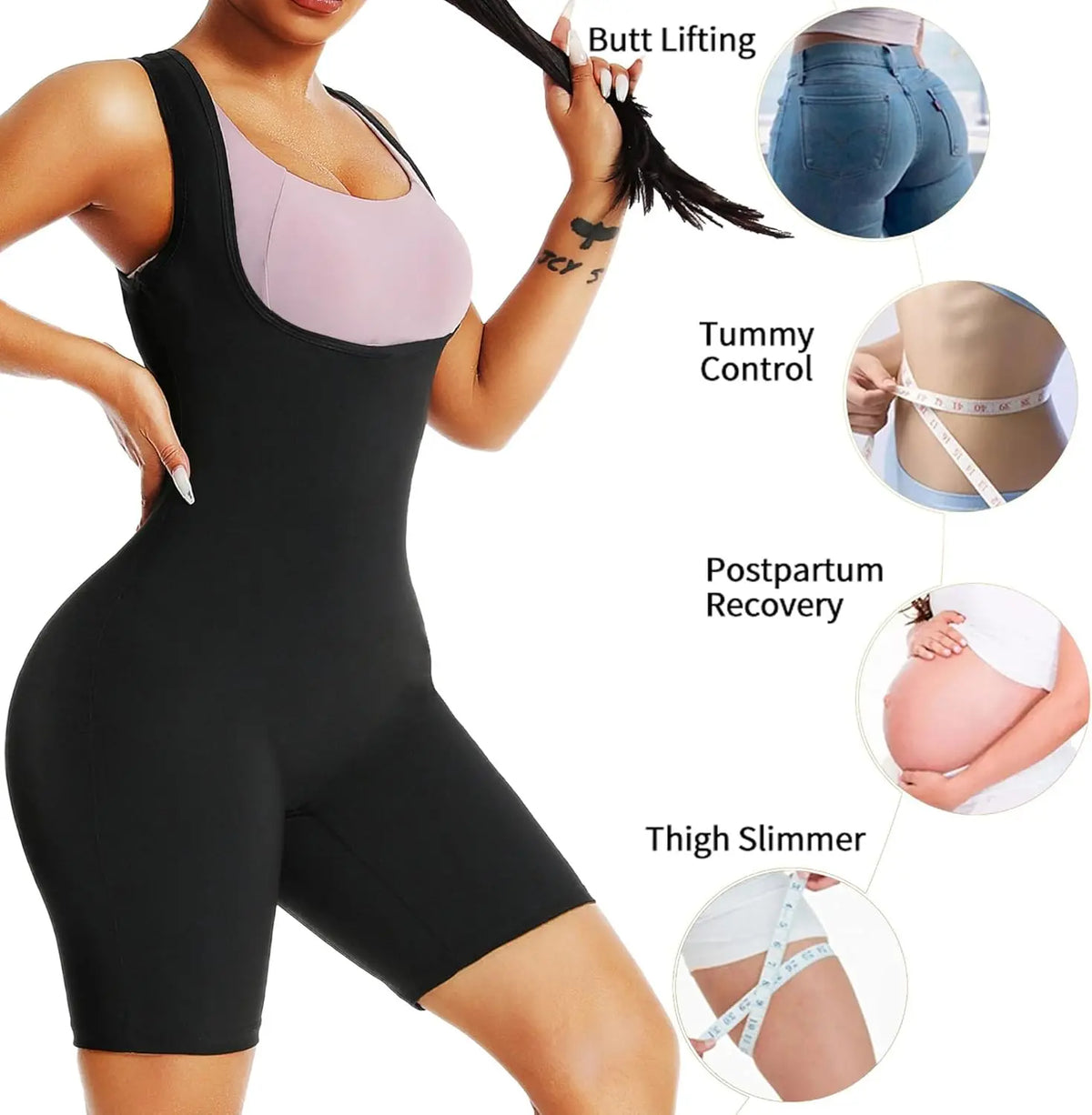 3-in-1 Sauna Suit for Women/ Waist Trainer