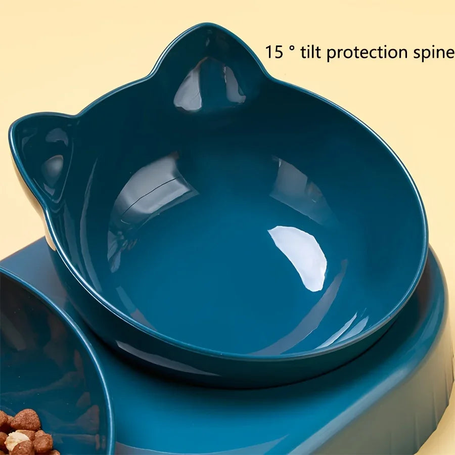 Pet Bowl with Water Feeder3-in-1 Ear Design