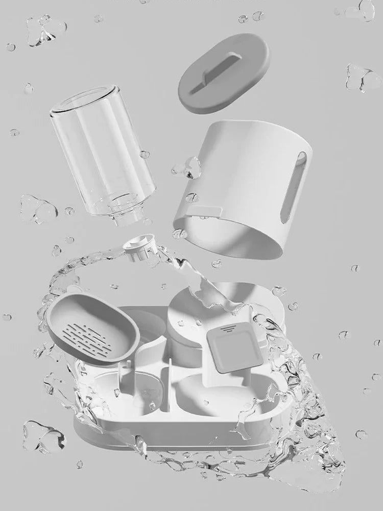 Cat/Dog Two-in-one Large-Capacity Feeding and Drinking Water Bowl