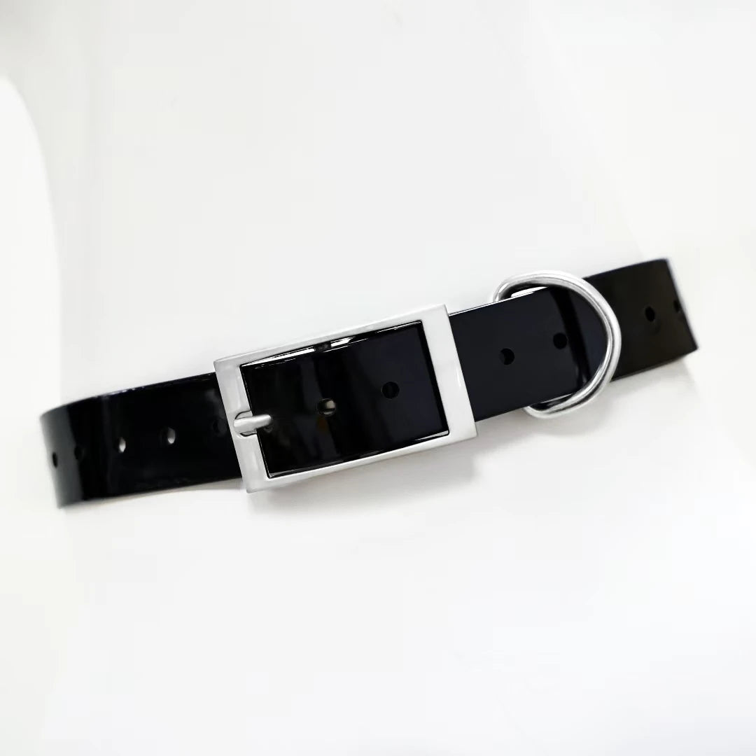 2.5cm Wide Heavy Duty TPU Dog Collar