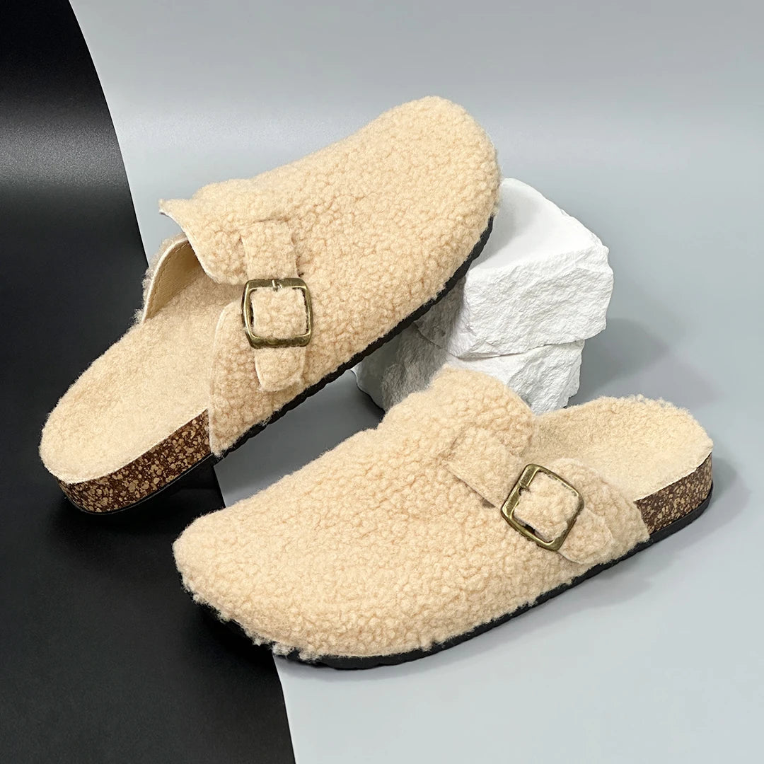 Fall/ Winter Women Plush Casual Sandals