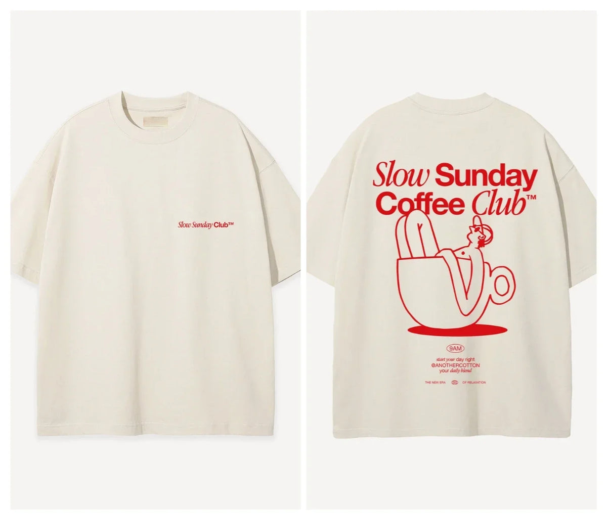 Streetwear Oversized Round Neck T Shirts