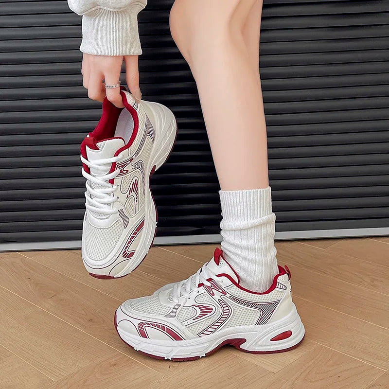 Spring and Autumn New Thick Sole Sneakers