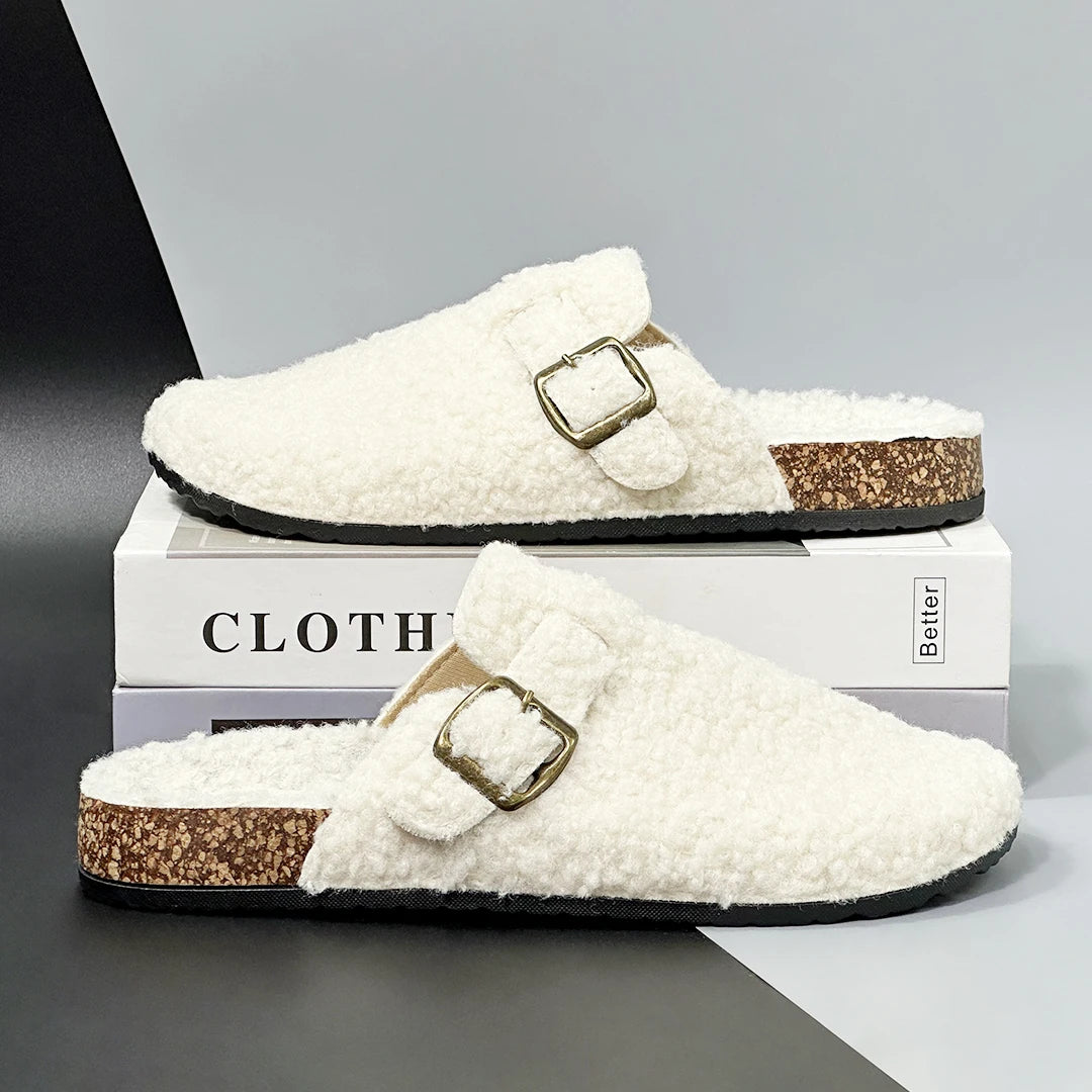 Fall/ Winter Women Plush Casual Sandals