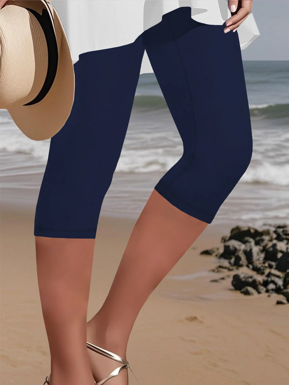 Plus Size Capri Tights