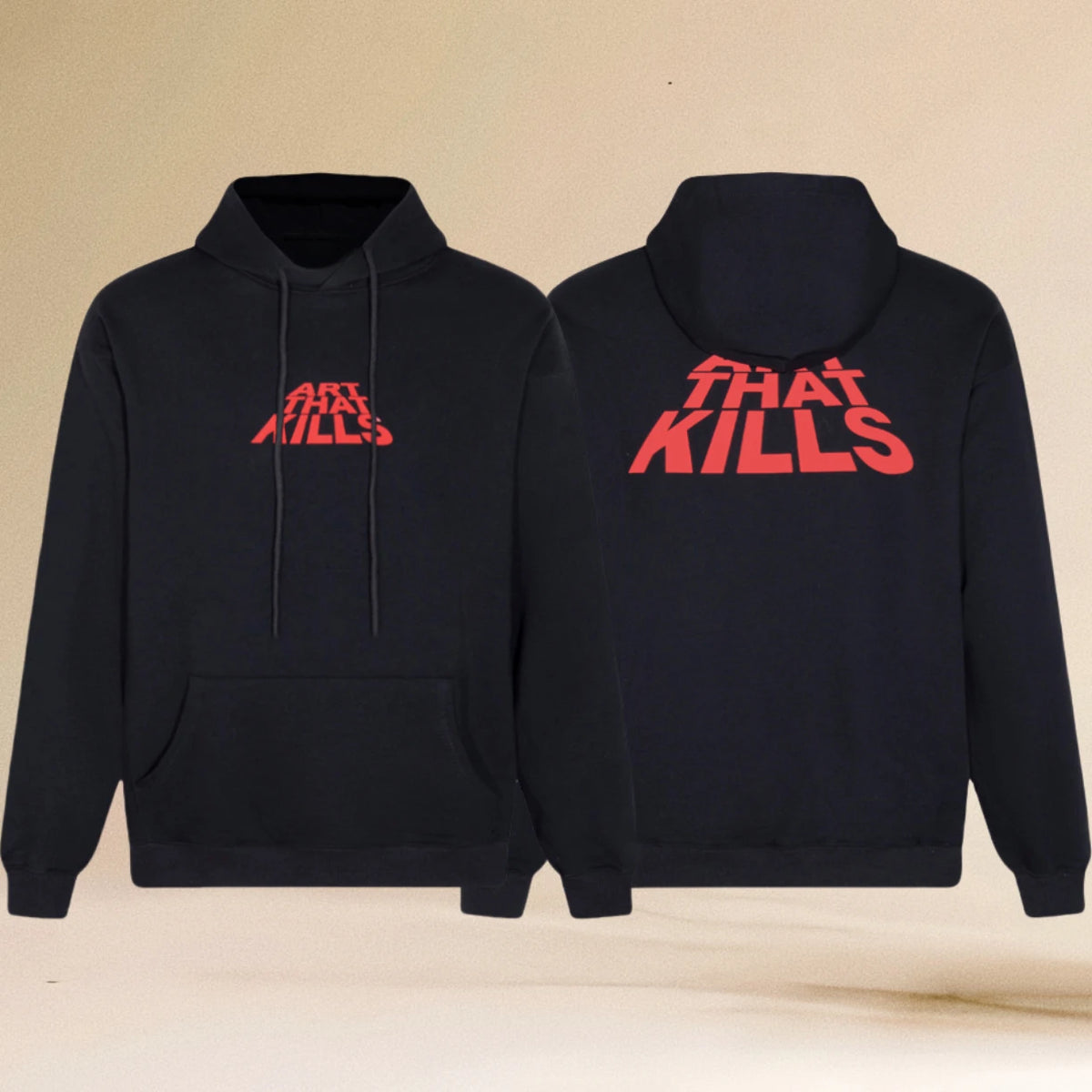 Pop Gallery Dept Hoodie with Letter Print