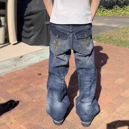 Men's Vintage Streetwear Jeans