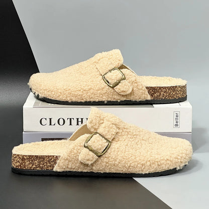 Fall/ Winter Women Plush Casual Sandals