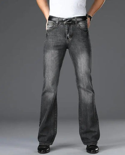 Men's Flared Jeans Loose Men Big-Leg Jeans Men Flared Pants Boot Cut Leg Designer Classic Jeans Multiple Styles Size 28-40