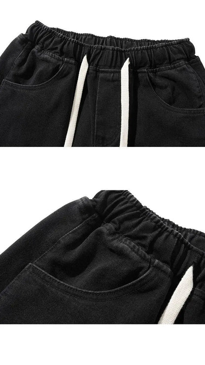 American Style Distressed Casual Denim