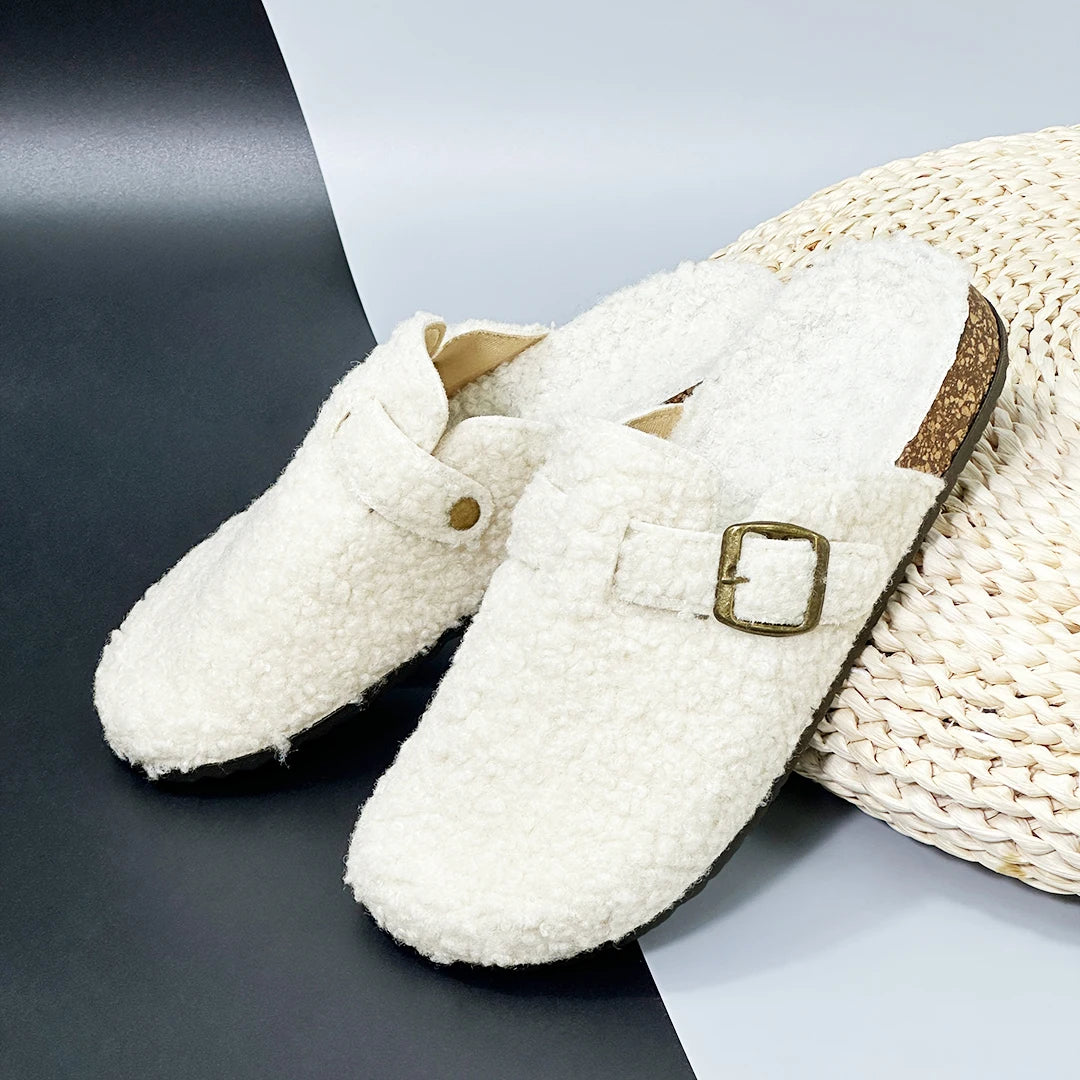 Fall/ Winter Women Plush Casual Sandals