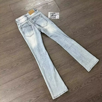 Luxury Washed Light Blue Jeans