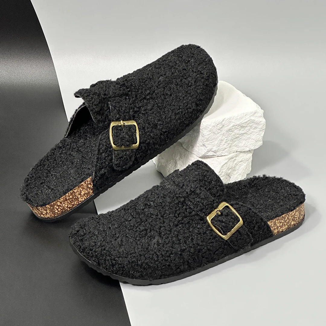 Fall/ Winter Women Plush Casual Sandals