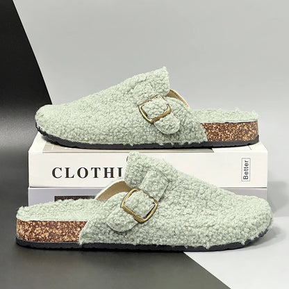 Fall/ Winter Women Plush Casual Sandals