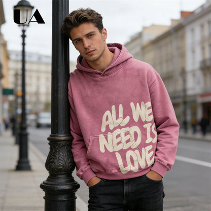 All We Need is Love Hoodies for Men