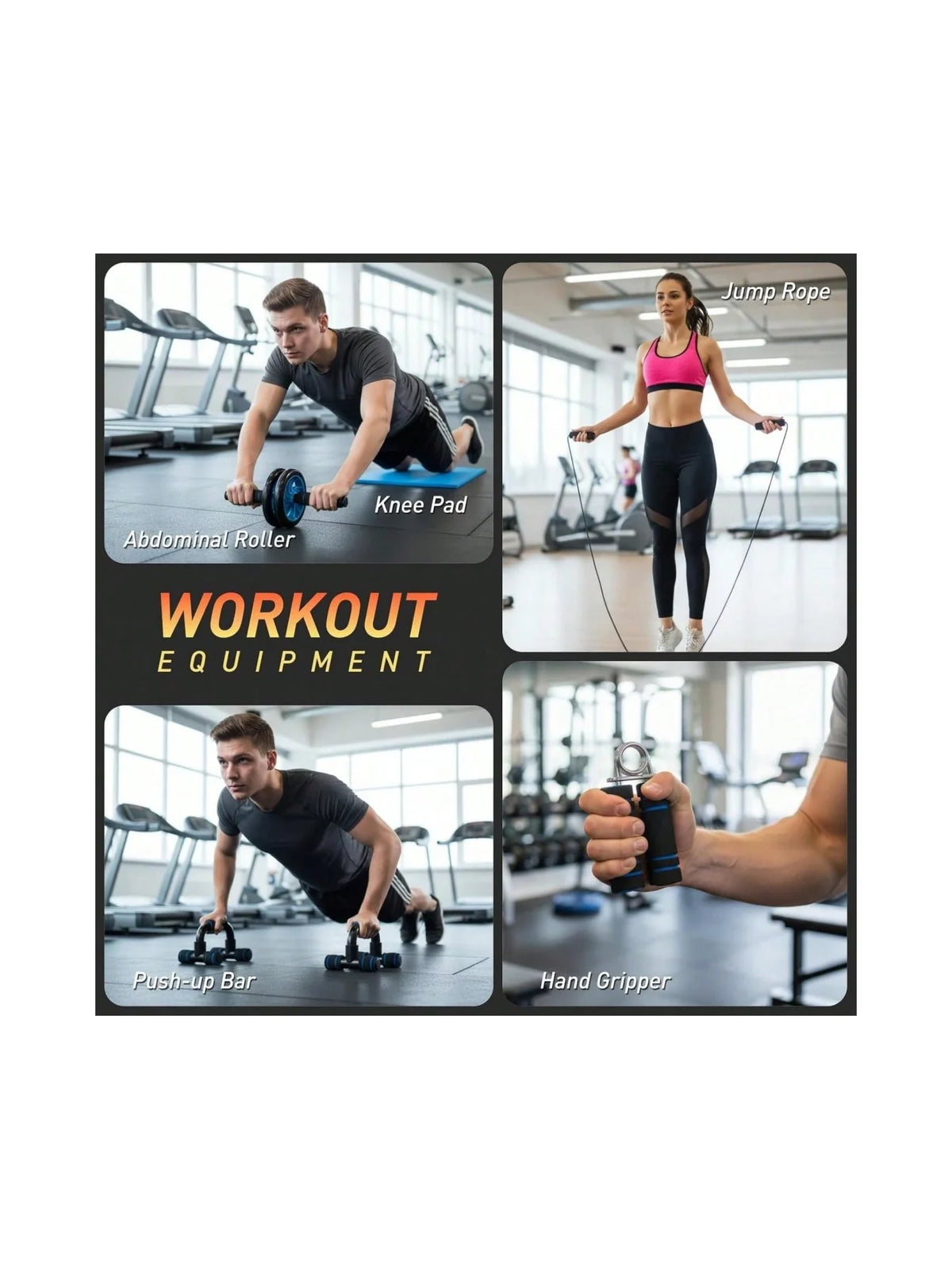 7‑Pcs Portable Home Workout Set