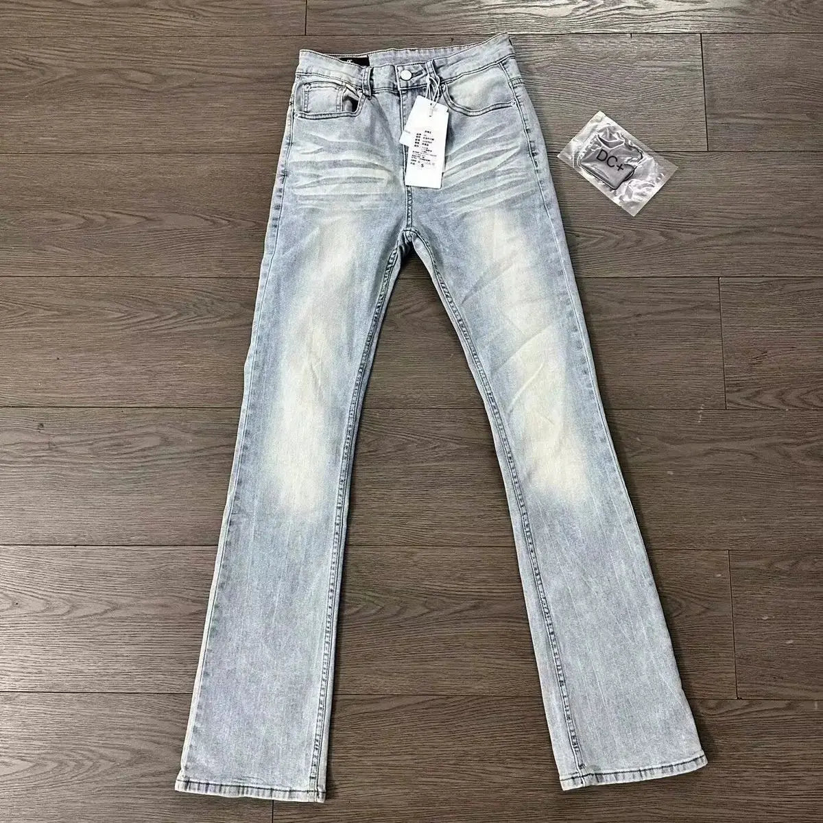 Luxury Washed Light Blue Jeans