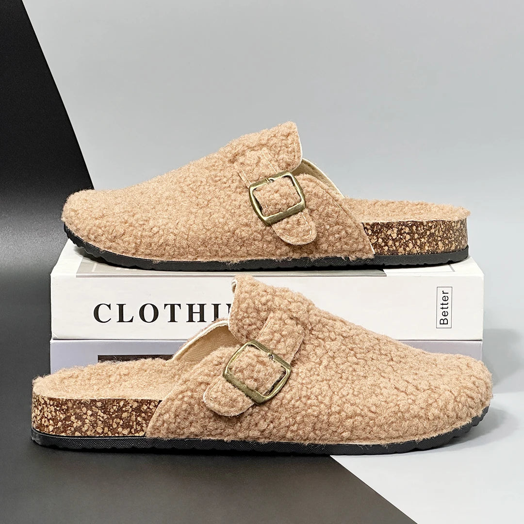 Fall/ Winter Women Plush Casual Sandals