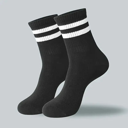 5/10/20 Pairs Neutral Solid Color Socks