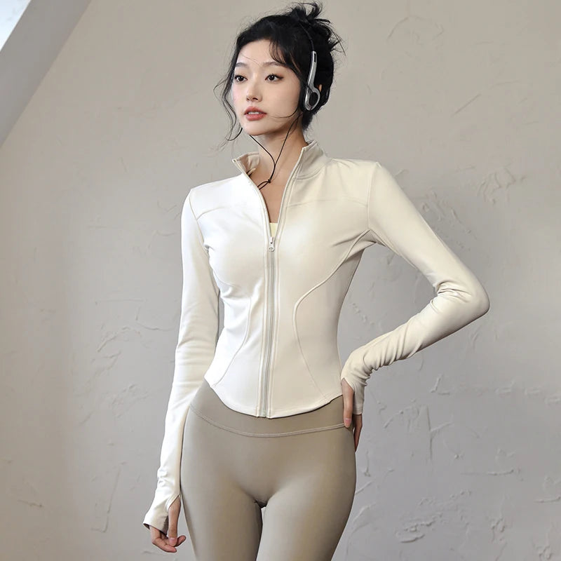 Women Long Sleeve Sports Jacket