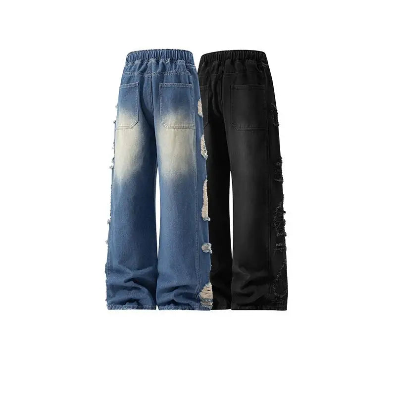 American Style Distressed Casual Denim