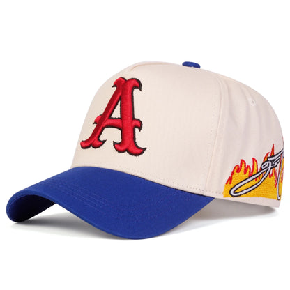 Adjustable Letter A Embroidery Baseball Caps