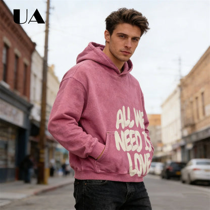All We Need is Love Hoodies for Men