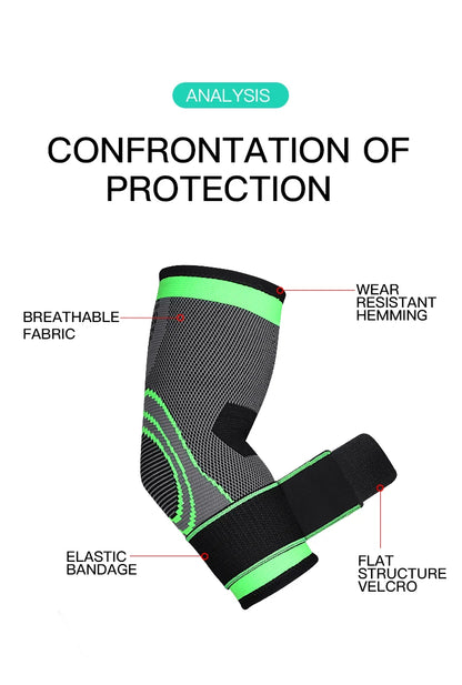 Nylon Protective 1 PC Elbow Support Gym Fitness