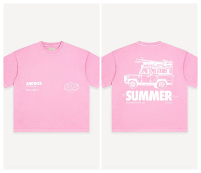 Streetwear Oversized Round Neck T Shirts