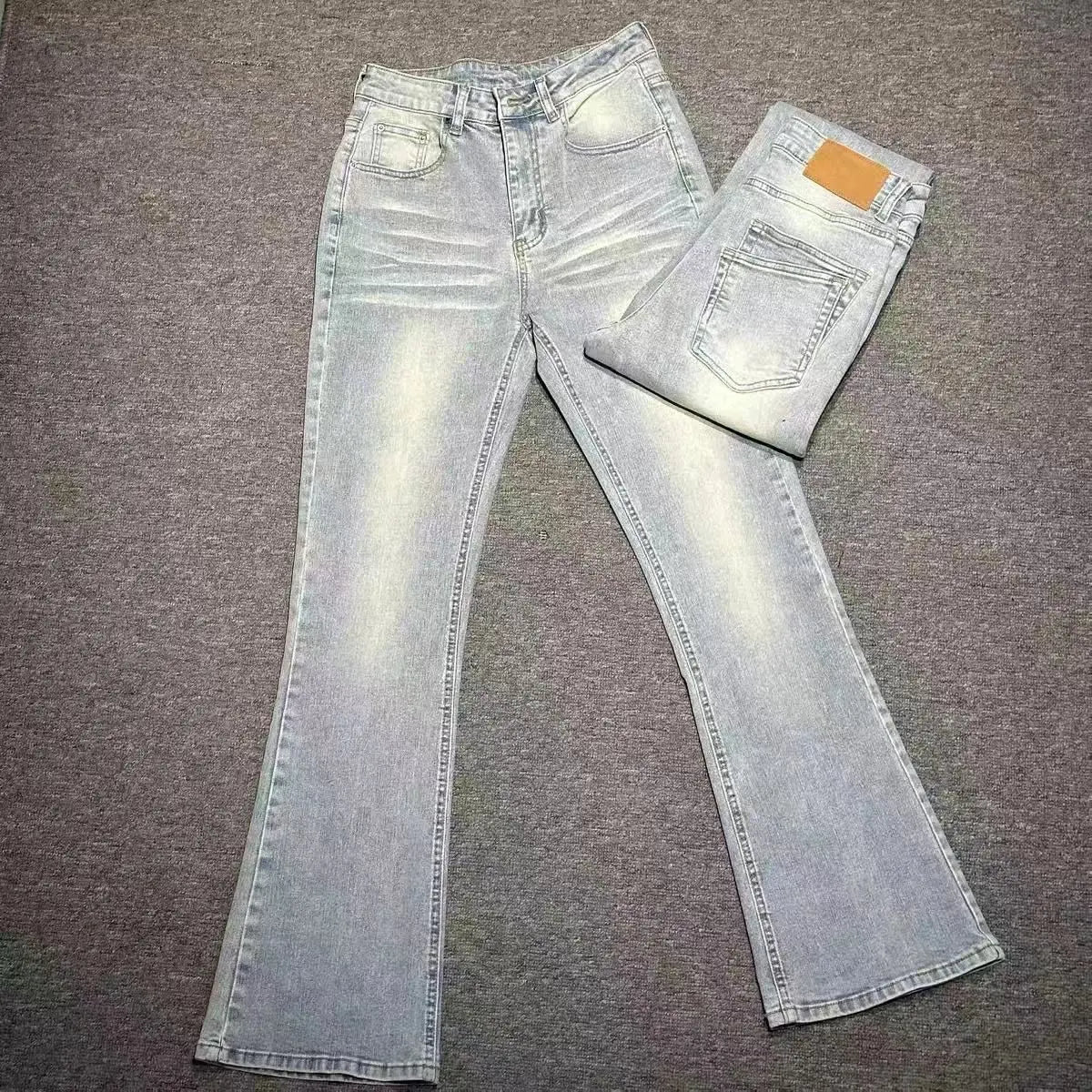Luxury Washed Light Blue Jeans