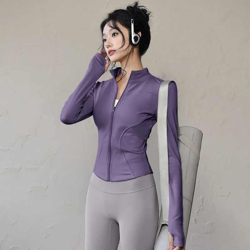 Women Long Sleeve Sports Jacket