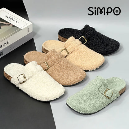 Fall/ Winter Women Plush Casual Sandals